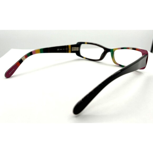 Kate Spade KSR02 TS10 51-16 Eyeglasses Frames Only Dk Tortoise MultiColr Stripe - Picture 4 of 16
